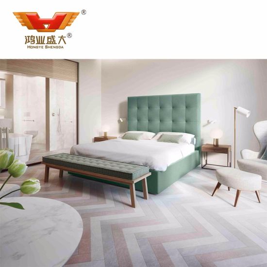 Высококачественная роскошная гостиная с кроватью, мебель для спальни, отель