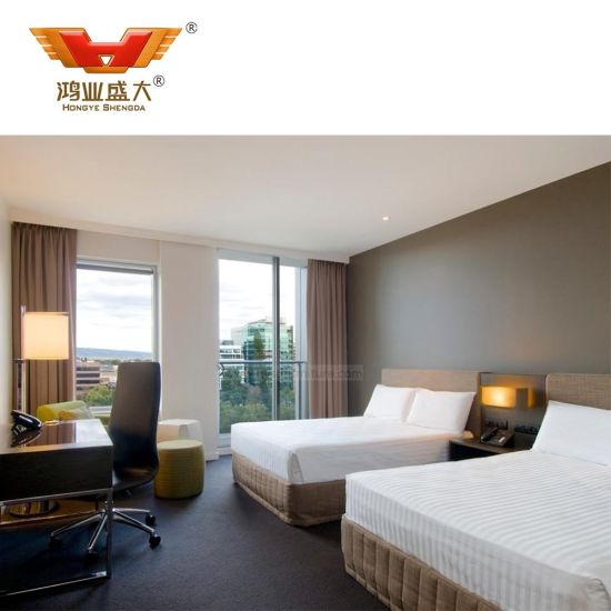 Роскошная спальня, сделанная в Китае, мебель для отелей Star