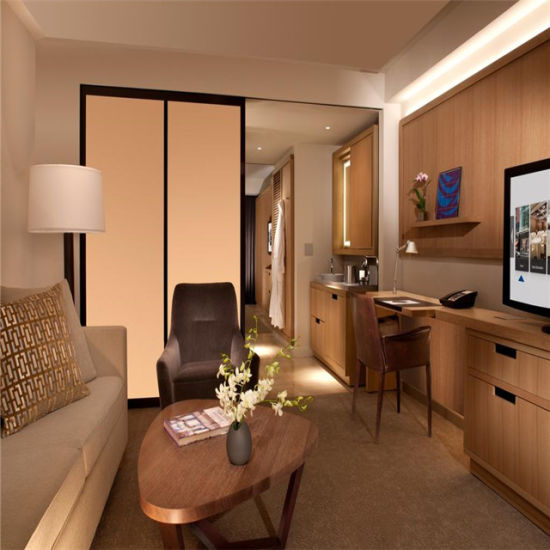 Блестящая мебель спальни гостиницы бюджета гостиницы дизайна мебель набора спальни