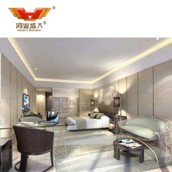 Спальня отеля современного дизайна, сделанная в Китае, установила мебель для спальни